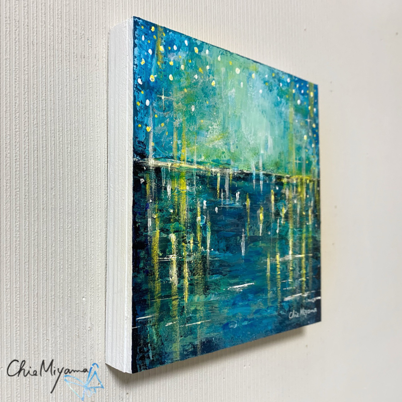 絵画 油絵 原画 抽象画 北欧 パステルカラー アート インテリア F4 絵画