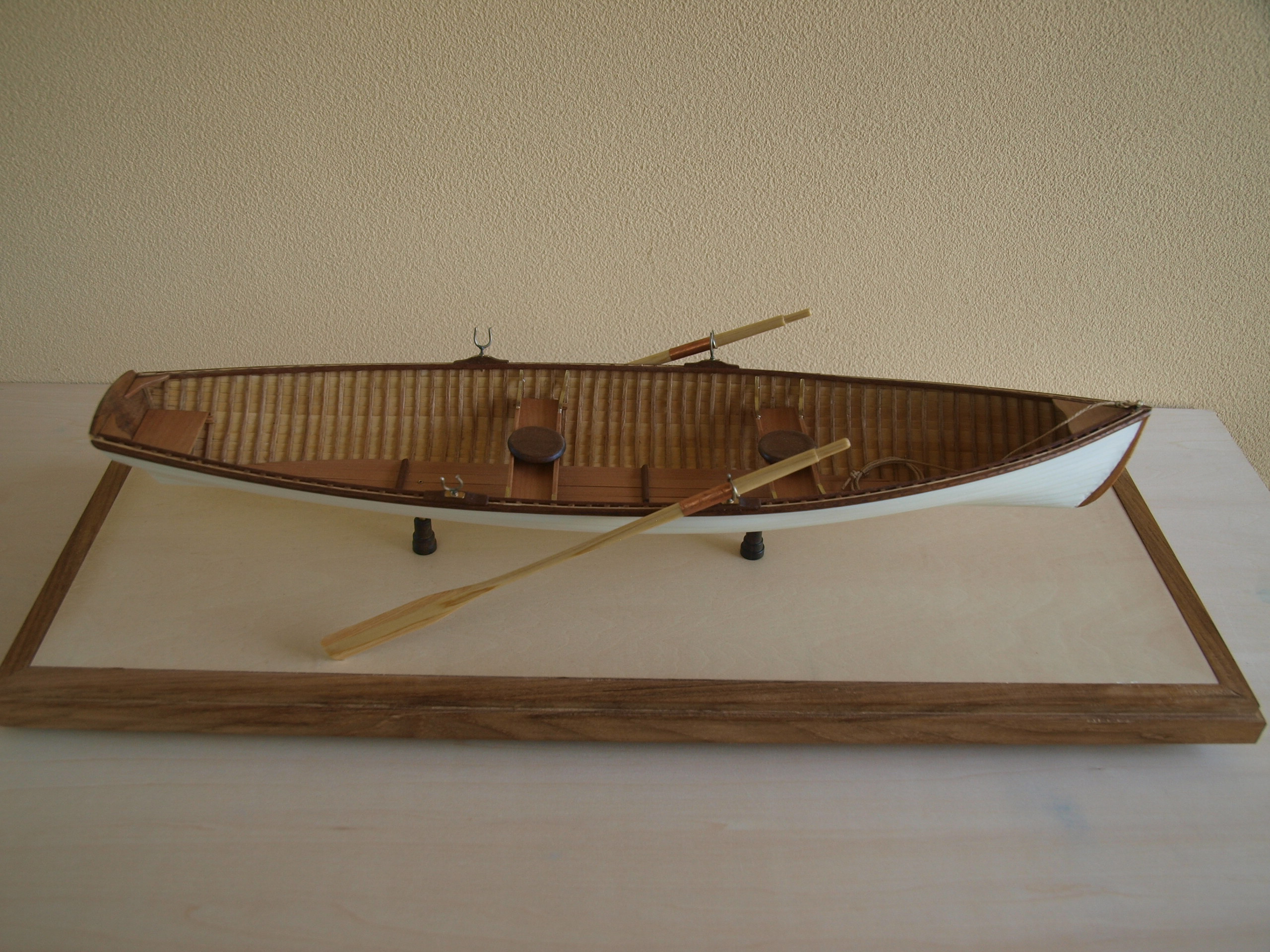 アメリカラングレー湖で使われたクリンかー張釣り舟