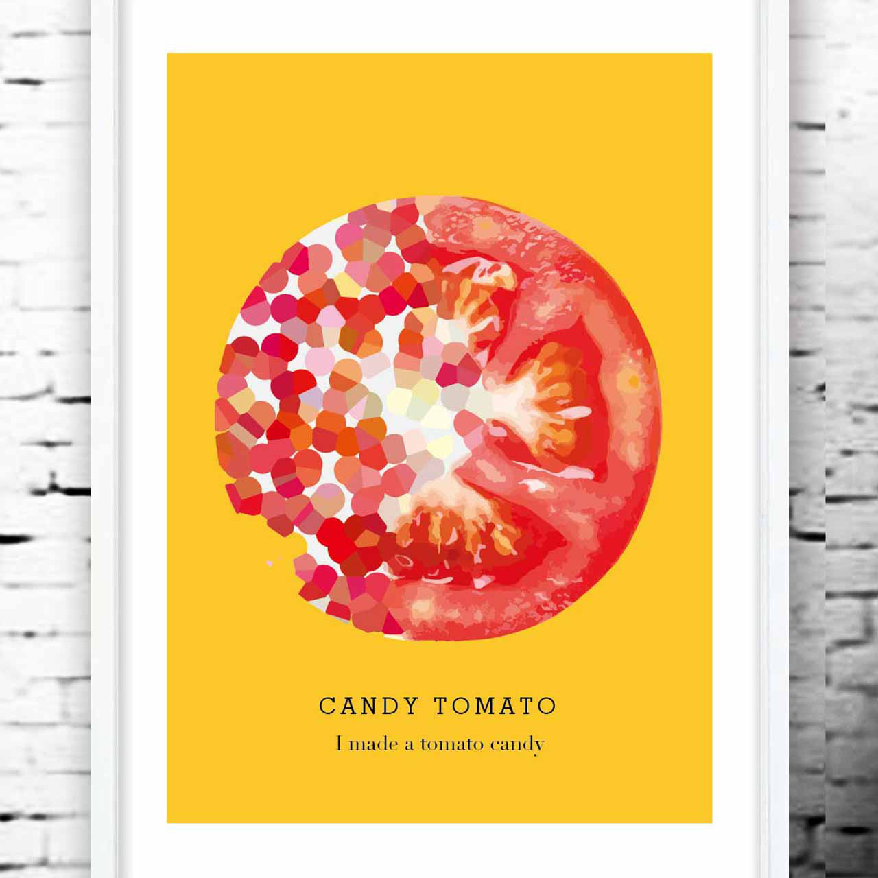 キャンディトマト　野菜　イラスト　ポスター　（アート　sei（新着順）検索）　結婚祝い　新築祝い　1316