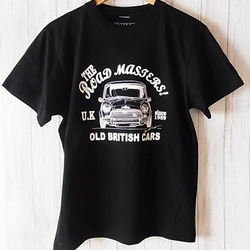 ブリティッシュカー Tシャツ　Ｍ or Lサイズ　☆ブラック☆　車　YOUTH TRIP 1枚目の画像