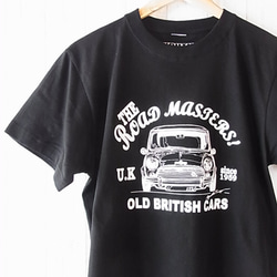 ブリティッシュカー Tシャツ　Ｍ or Lサイズ　☆ブラック☆　車　YOUTH TRIP 2枚目の画像