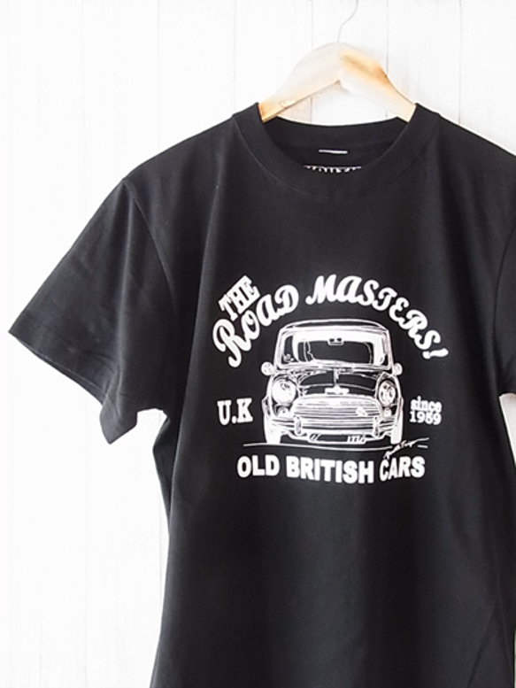 ブリティッシュカー Tシャツ　Ｍ or Lサイズ　☆ブラック☆　車　YOUTH TRIP 2枚目の画像