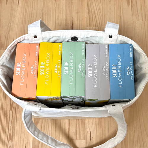 Mサイズ ◯ ☆ やさしい ベージュと 生成 帆布 2色の トートバッグ 