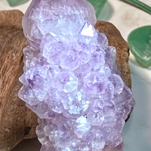 トライゴーニック✨虹入り カクタスアメジスト サボテン水晶 トライゴーニック✨虹入り カクタスアメジスト サボテン水晶