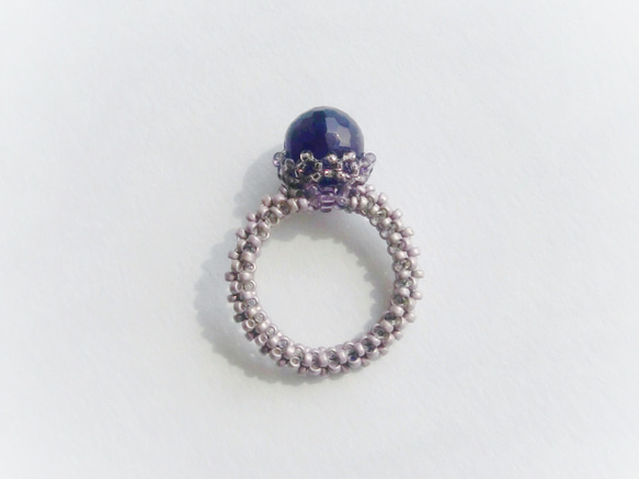 紫珠戒指/紫水晶 第8張的照片