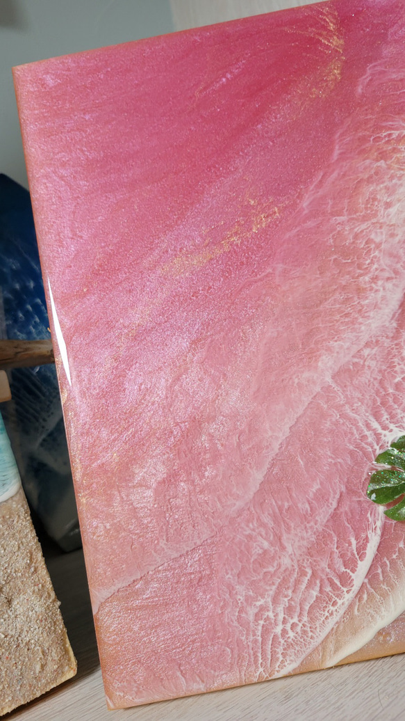 海を感じるインテリア　オーシャンレジンアート　アロハシリーズ 8枚目の画像