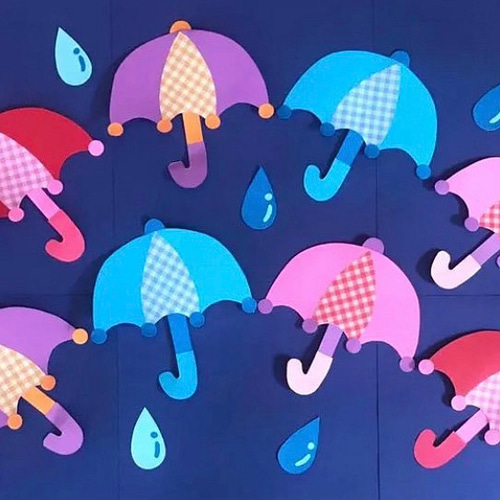 壁面飾り 梅雨 傘セット 型紙 LONDON 通販 15940277｜Creema