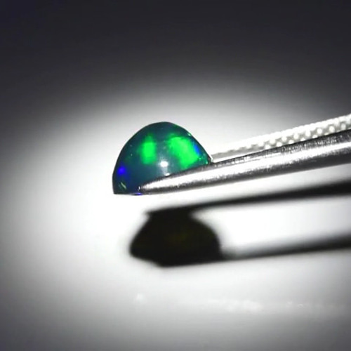 1.59ct 極上遊色 天然 エチオピアン ブラック オパール ｜鑑別済ロット 