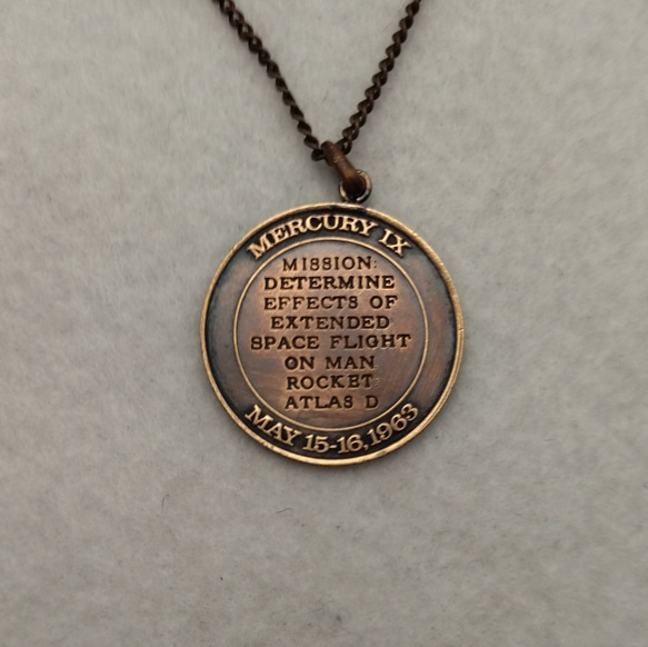 マーキュリー・アトラス8号　Sigma 7　メダルネックレス 2枚目の画像