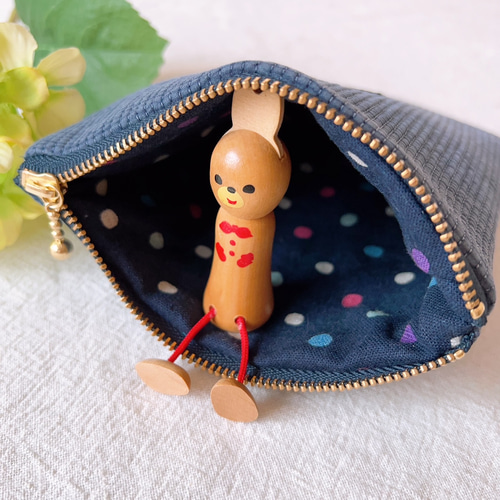 ヌビ＊スクエアポーチ フラットポーチ イブルキルト ポーチ ルイ 通販