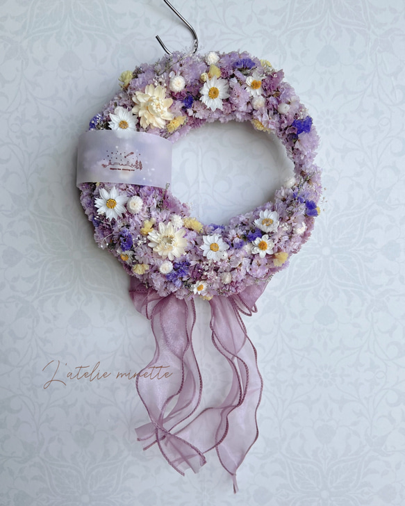 ハンドメイド三日月ꕤ*.クリスマスリース ꕤ*.゜20cm✗25cm