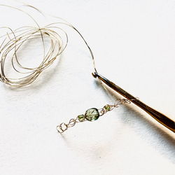 クィーンコンクシェル　バラ、鎖編みリング/ローズゴールド (ゴールド、ブロンズ、シルバー) 7枚目の画像