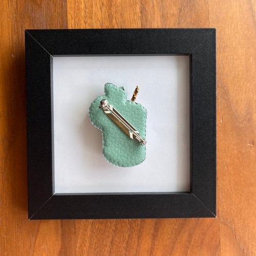 モヒートのビーズ刺繍ブローチ お酒 カクテル 夏 ブローチ achiacane