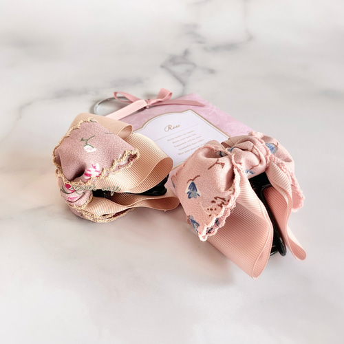 Newベビーヘアクリップハンドメイドヘアゴムヘアバンドバレッタ小花柄