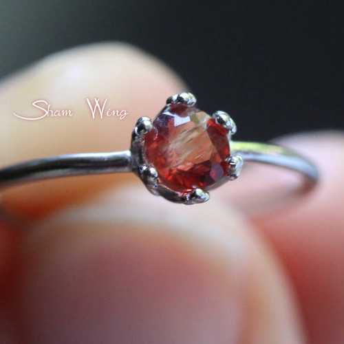 カラーチェンジ アンデシン リング 指輪 フリーサイズ シルバー925