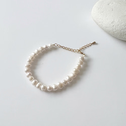 淡水真珠：pearl bracelet (MTN) 1枚目の画像