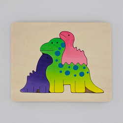 木製パズル　恐竜 1枚目の画像