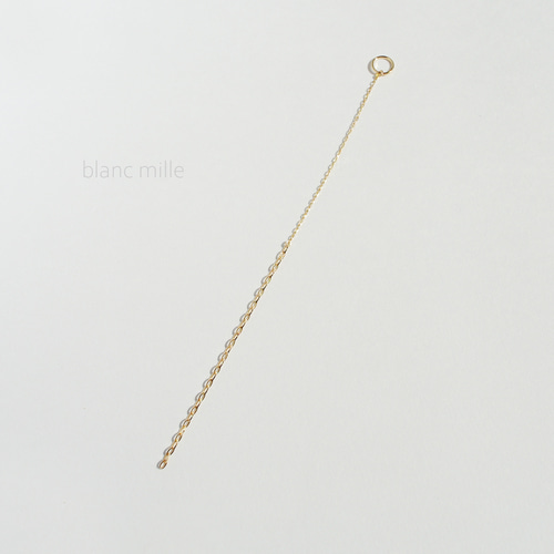 No.n-0.7la○*K18ラリエットネックレス○*18金無垢 長さオーダー