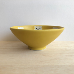 平茶碗(シロクマ・イエローマット） 3枚目の画像