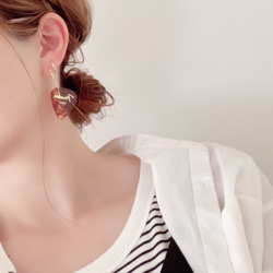 ギターピックピアス/べっ甲 夏フェス 音楽 フェスコーデ silver925