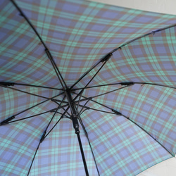 竹の傘 ブラックウォッチ　blackwatch  晴雨兼用 長傘 ALCEDO 161051 日傘 雨傘 竹ハンドル 17枚目の画像