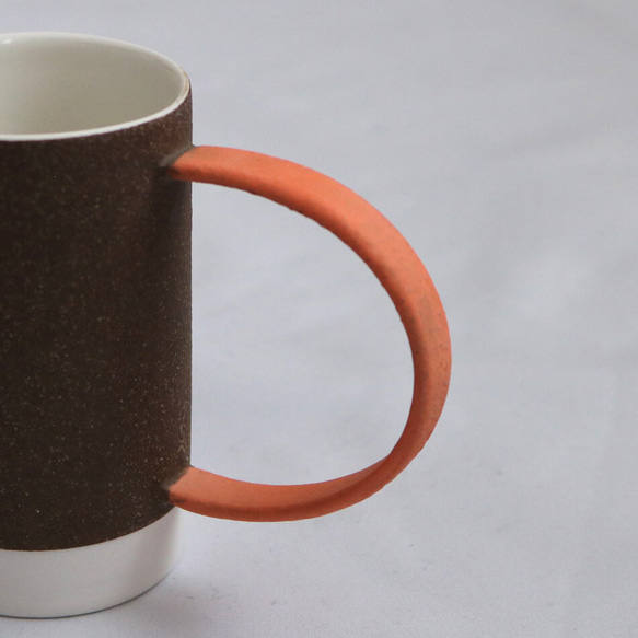 TWO TONE MUG MINI ミニマグカップ 80ml RUHIGEKERAMIK ビンテージハンドル 韓国 5枚目の画像