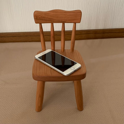 小さい椅子　インテリア　花台　木工作品　ウィンザーチェア 8枚目の画像