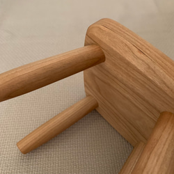 小さい椅子　インテリア　花台　木工作品　ウィンザーチェア 10枚目の画像