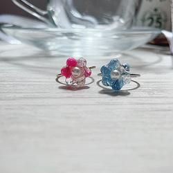 『momoria』 Flower KARNA リング　ハンドメイド　指輪 c0f030c0ebd8b96e82050f5dbbaf4d