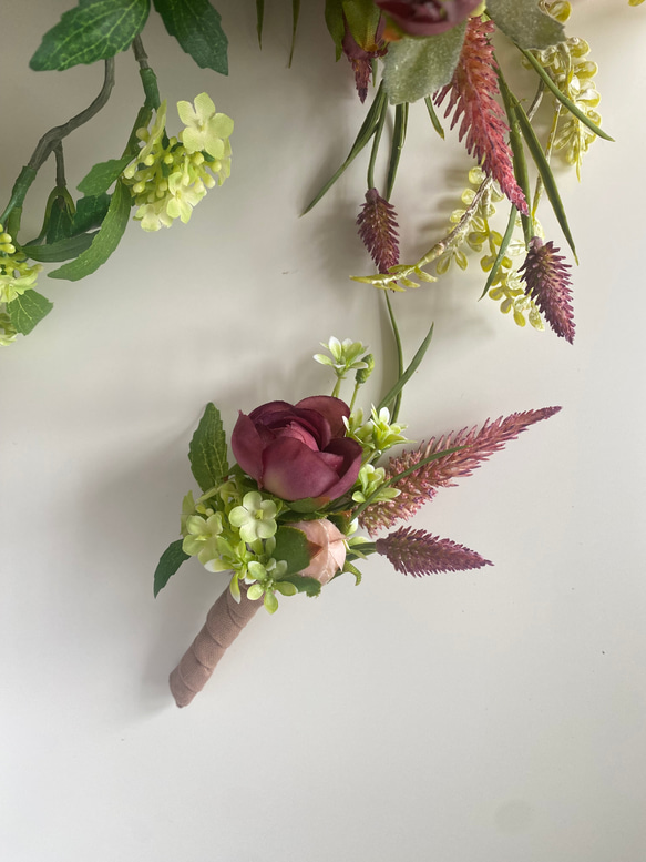 記念日を彩るドライフラワー ブーケ＆ブートニア