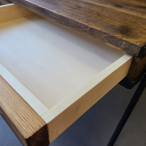 VINTAGE-SUGI DRAWER TABLE 古材×アイアンのセンターテーブル