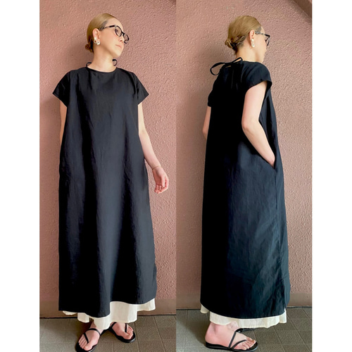 RATA❤️長さ＆ネックデザインも選べる❤️ざっくりコットンリネン