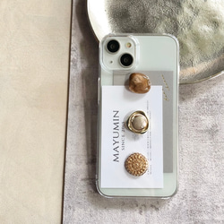 再々…販！iPhoneケース①♡アンティークボタンとハート♡iPhone 7/8 再々…販！iPhoneケース①♡アンティークボタンとハート♡iPhone 7/8