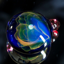 月光極光玻璃吊墜nl62 第4張的照片