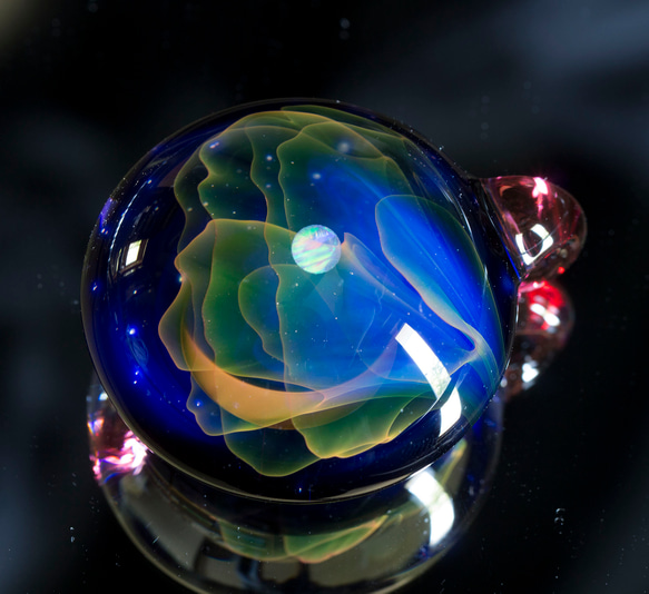 月光極光玻璃吊墜nl62 第4張的照片