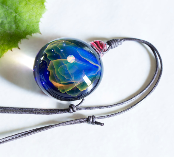 月光極光玻璃吊墜nl62 第6張的照片