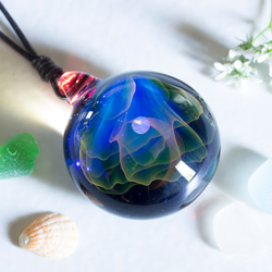 月光極光玻璃吊墜nl62 第5張的照片