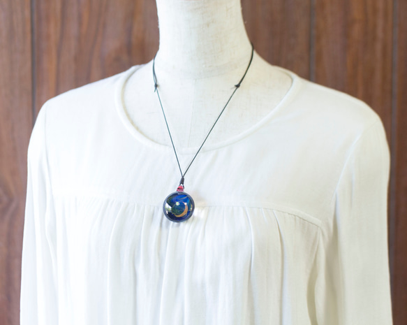 月光極光玻璃吊墜nl62 第8張的照片