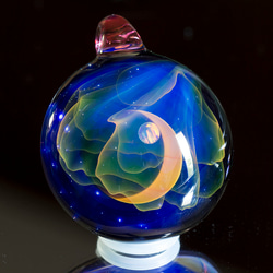 月光極光玻璃吊墜nl62 第2張的照片