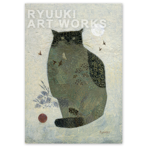 偉大な 額装絵画【ワイド六切】面影 ※他サイズ、フレーム色変更可（白 絵画