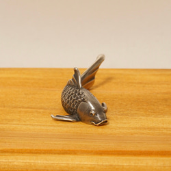 鯉の箸置き　シルバー製 3枚目の画像