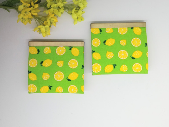 カード財布(fresh　lemon) 3枚目の画像