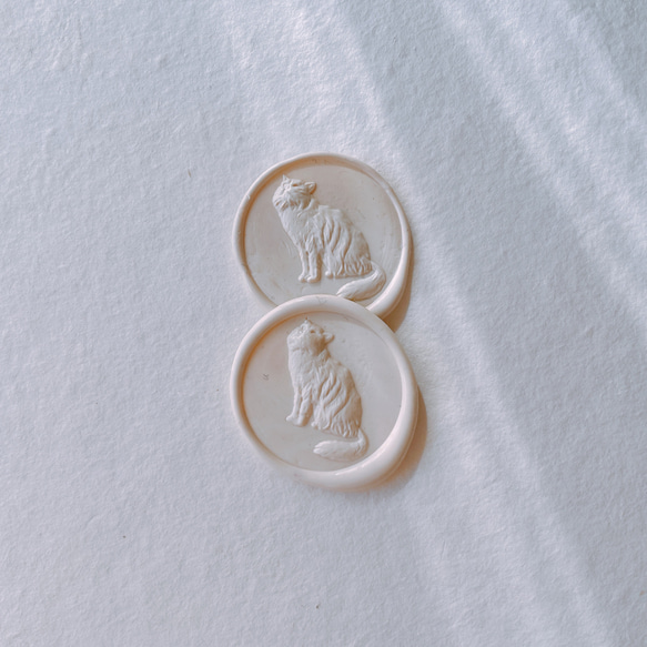 Wax Stamp -ねこ／スタンプヘッド 4枚目の画像