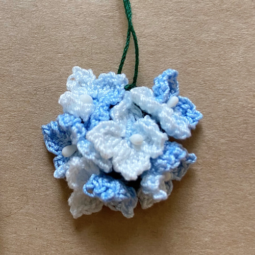 ハンドメイド　梅雨の置物　紫陽花　編みぐるみ　かぎ針編み　インテリア ハンドメイド 梅雨の置物 紫陽花 編みぐるみ かぎ針編み インテリア