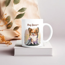 【 ロイヤル パピヨン 】マグカップ　犬　ペット　うちの子　犬グッズ　ギフト　プレゼント　母の日 3枚目の画像