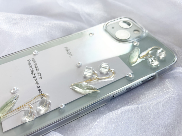 鈴蘭ケース　選べるカラー　スマホケース　iPhoneケース　携帯ケース 4枚目の画像
