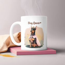 【 ロイヤル ドーベルマン 】 マグカップ　犬　ペット　うちの子　犬グッズ　ギフト　プレゼント　母の日 2枚目の画像