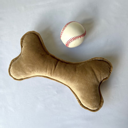 犬用のおもちゃ・骨形クッション・ドッグギフト・フォトアイテム・写真小物 4枚目の画像