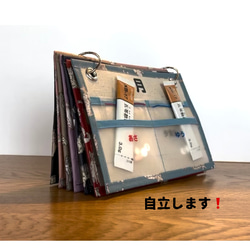 日めくり型お薬カレンダー　リバティ帆布ラミネート　7000円→6300円 13枚目の画像