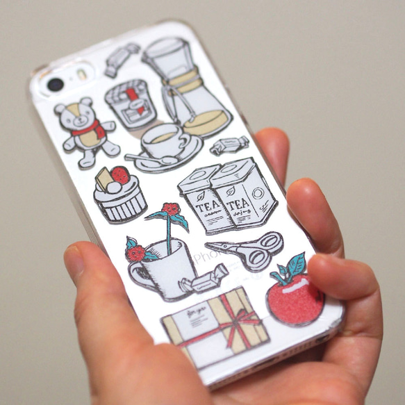 軟質智慧型手機保護殼 [咖啡時間] 提供肩帶選項 #相容 iPhone15 第2張的照片